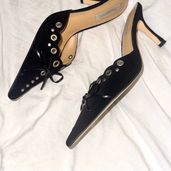 Tony Bianco Shae Mule in Black Suede - Picture 4 of 11